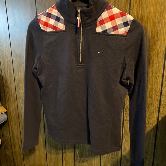 Tommy Hilfiger Half Zip Pullover Funnel Neck Sweater Women Size XS - Picture 8 of 10